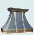 French Country Stainless Custom Range Hood